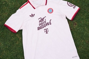 拜仁将穿特别版球衣在本轮德甲出战圣保利，以反对种族主义